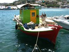 tilos barque peche